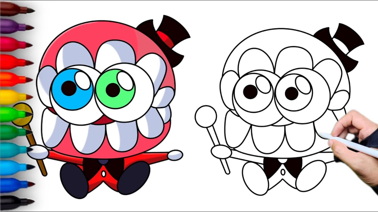 How to Draw CAINE But CHIBI | THE AMAZING DIGITAL CIRCUS Cute Drawing ...