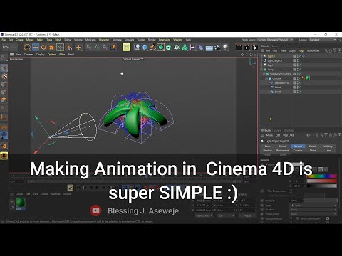 How to Light and animate your scene in CINEMA 4D || Array Modifiers😎