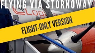 Loganair from Inverness to Glasgow with a cool connection: two flights for less than price of one :)