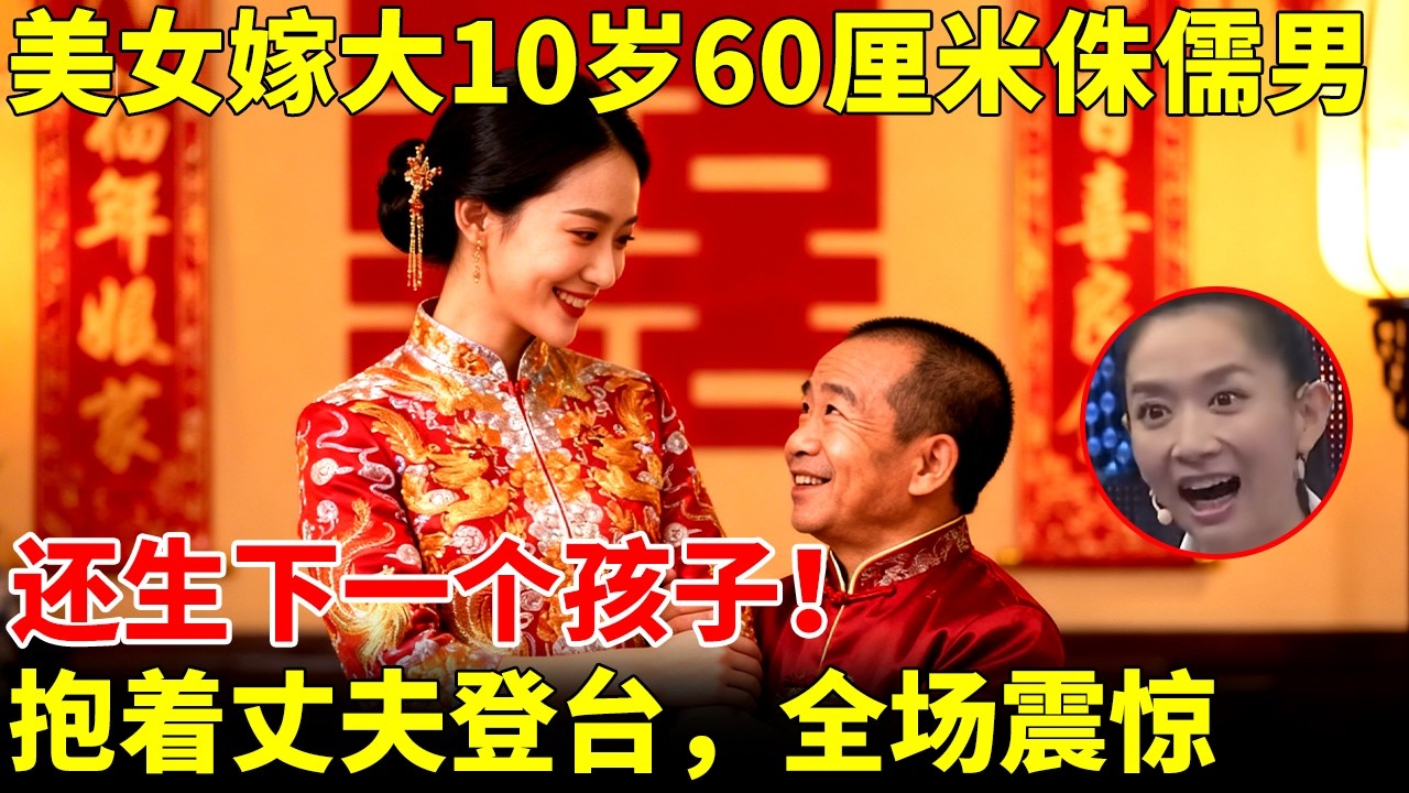 美女嫁大10岁60厘米侏儒男，还生下一个孩子！抱着丈夫登台，全场震惊【王芳王为念访谈】