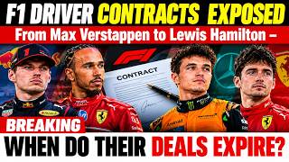 F1 Driver Contracts EXPOSED: From Max Verstappen to Lewis Hamilton – When Do Their Deals Expire