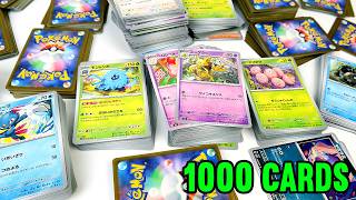 1000 Japanese Pokémon Cards Bulk Opening – What Did I Get? - YouTube