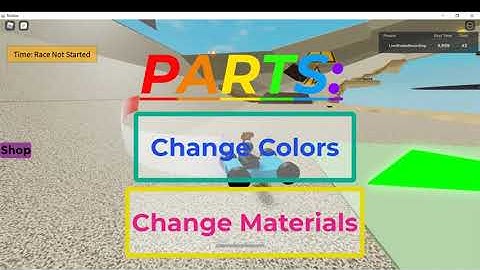 Roblox Studio Tutorial #8 - Parts: Change Colors and Materials