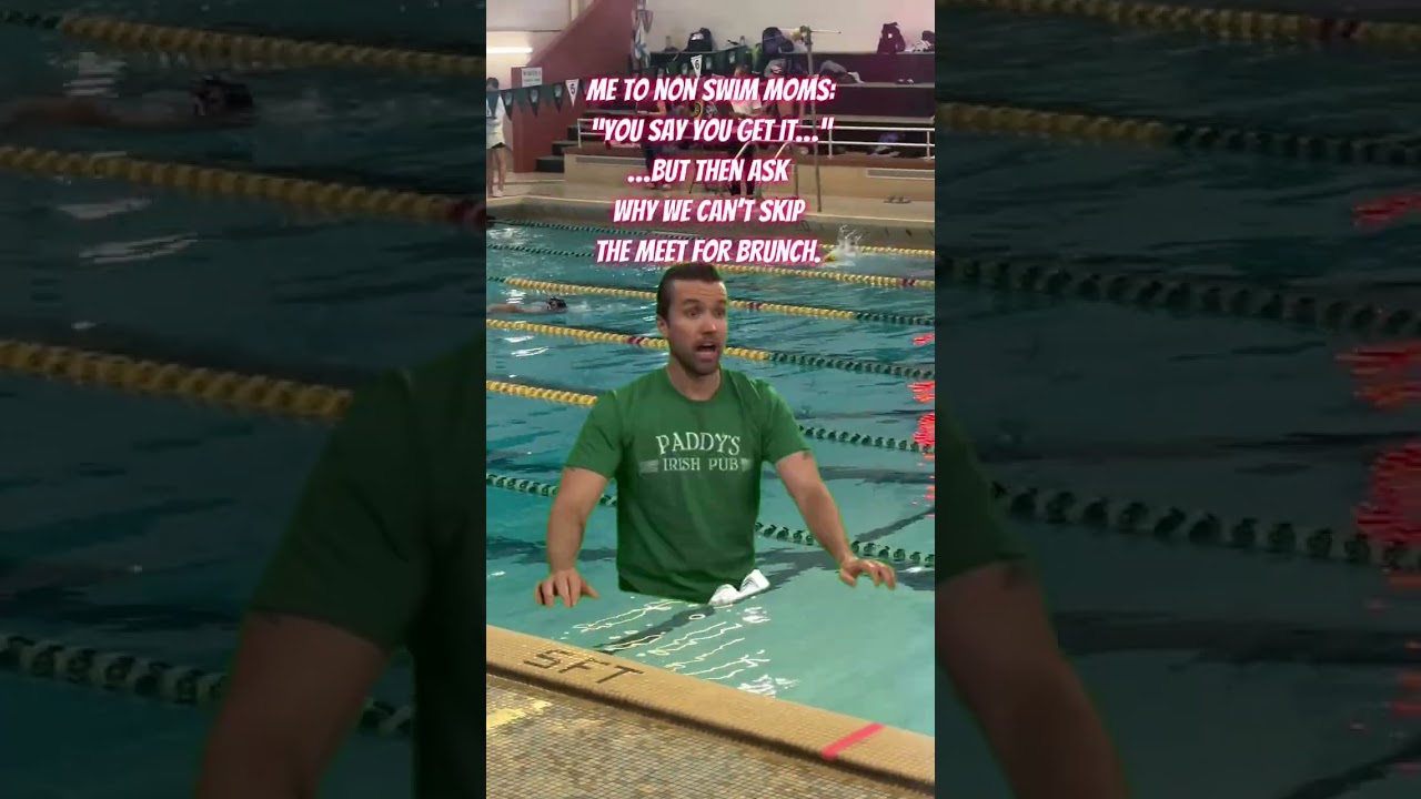 When Someone Says They Get Swim Mom Life… but Clearly Doesn’t #momlife #youthsports #swimming #moms