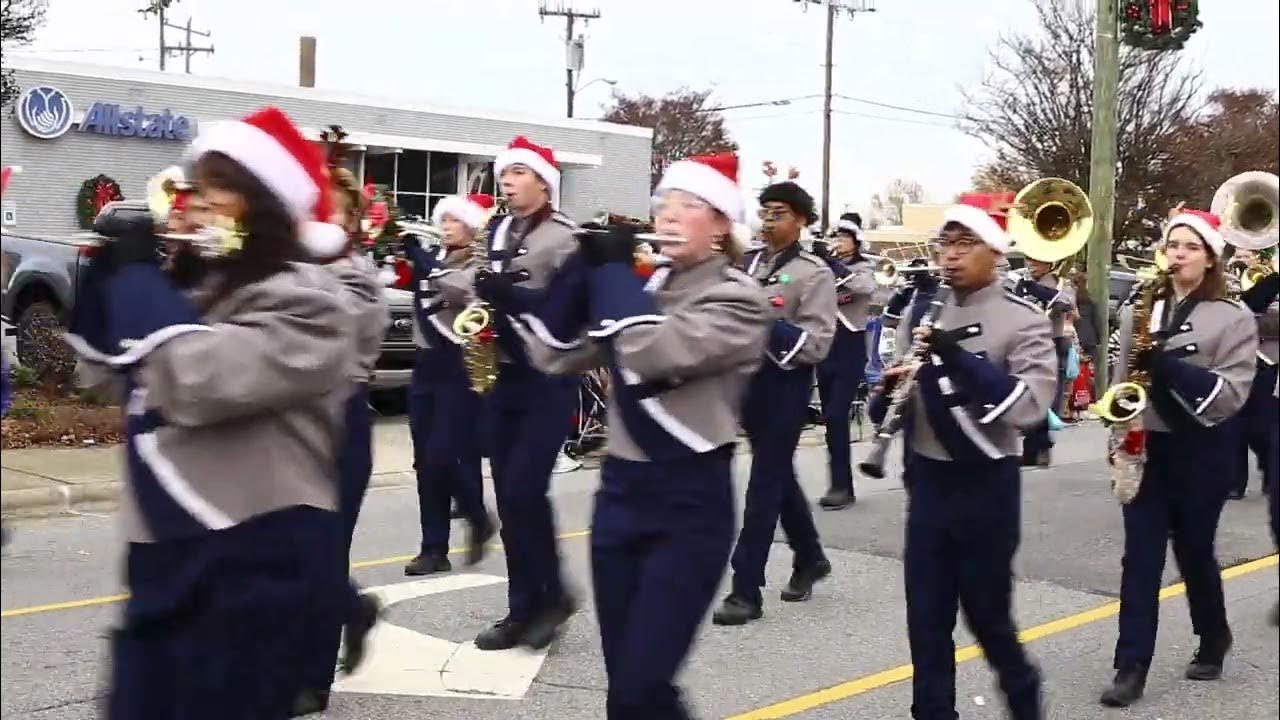 East Forsyth Marching Band at the Kernersville, NC Christmas Parade