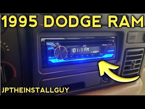 1995 Dodge Ram radio removal replacement install