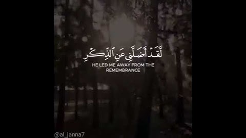 سورة الفرقان 27) يَا وَيْلَتَى لَيْتَنِي لَمْ أَتَّخِذْ فُلَانًا خَلِيلًا (28)