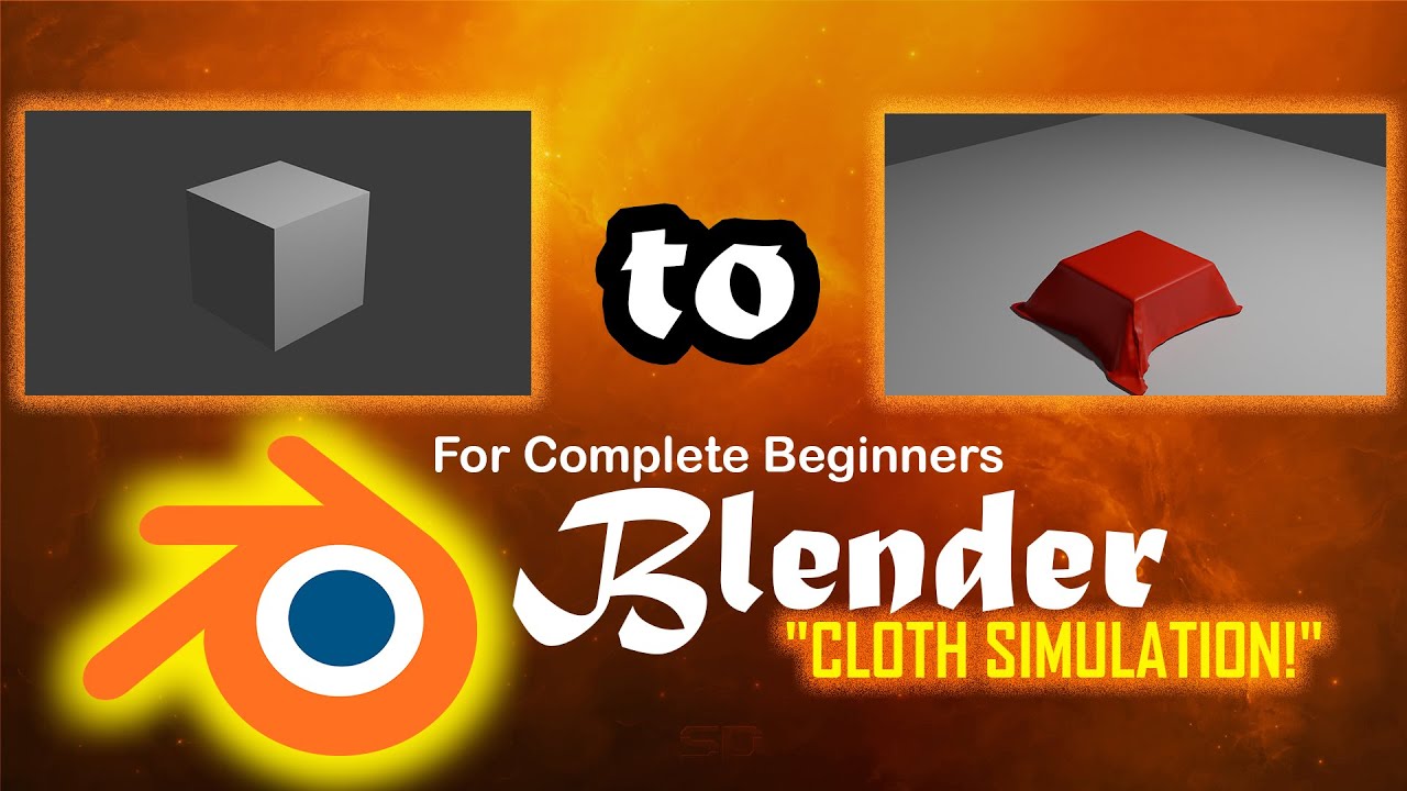 "How to Model and Animate Cloth in Blender | Easy Cloth Simulation ...