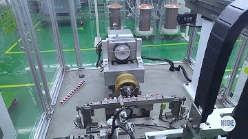 Linear stator winding machine for BLDC motor
