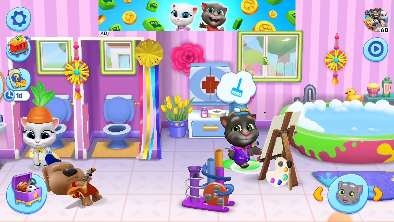 My Talking tom and friends-Spring Season-All Gameplay Walkthrough