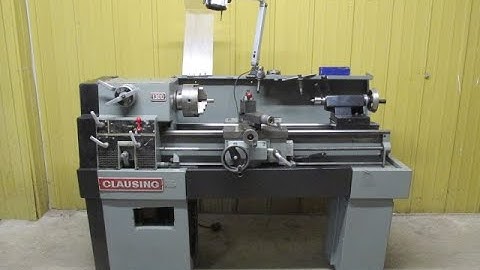 Clausing 1300/1301 Metal Lathe 13" x 36" 3 PH 3 Jaw Chuck