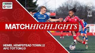 MULTI-CAM MATCH HIGHLIGHTS | Hemel Hempstead Town 2-0 AFC Totton | National League South