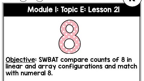 Engage NY: Kindergarten: Module 1: Lesson 21