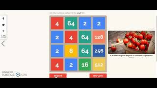 2048 game elgoog screenshot 4