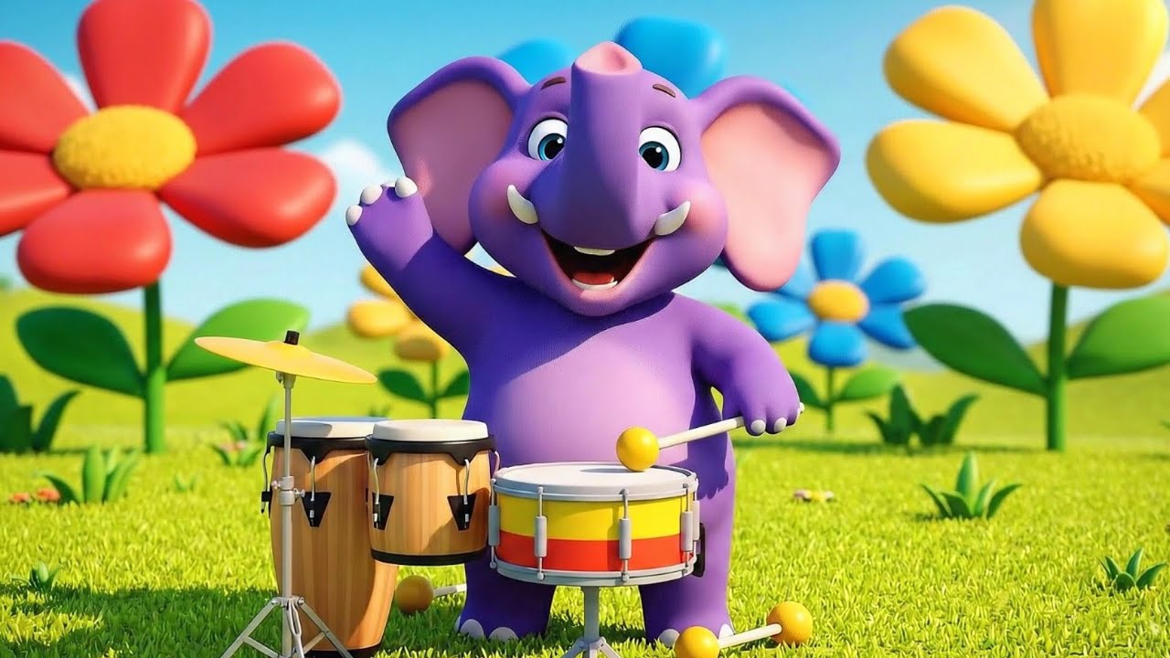 🐘 Ek tha Hathi Gol Matol🐘| एक था हाथी, गोल मटोल | Hindi Rhyme | Hindi Rhymes for Kids