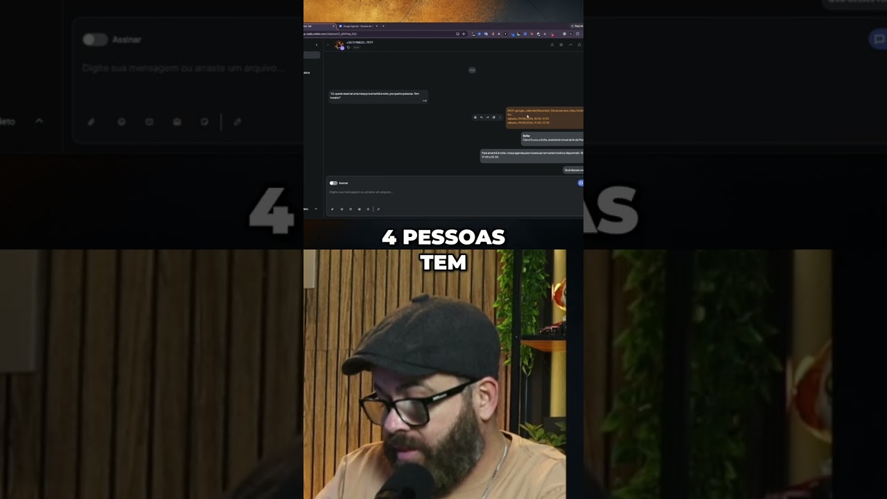 IA Agendamento Pizzaria: Experiência Mágica! #shorts