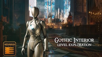 Cathedral/Dungeon Level Exploration UE5