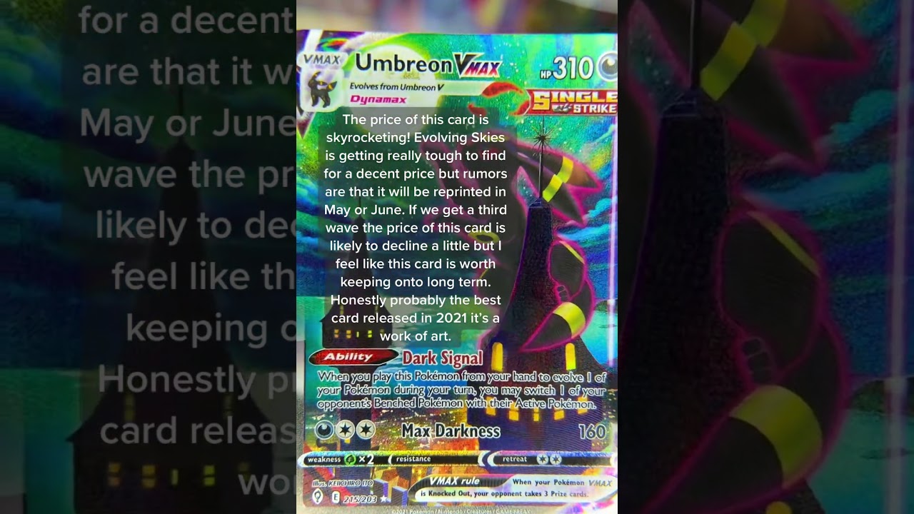 Evolving Skies Umbreon Vmax Alt Art: The Top 