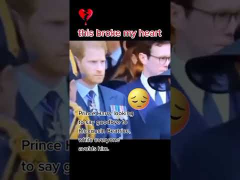 Prince Harry And Meghan Were Heavily Boycotted At Queen Funeral #shorts #princeharry #meghanmarkle