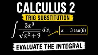 Calculus 2: Solving a Radical Integral with Trig Substitution