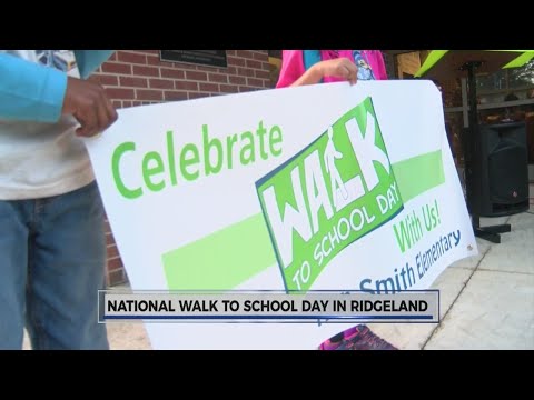 Ann Smith Elementary School celebrates International Walk to School Day