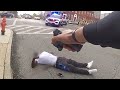 Bodycam: Officer Mag Dumps Armed Suspect Attacking Woman. Baltimore, MD. November 06, 2022.