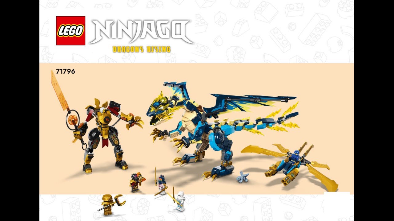LEGO Instructions | NINJAGO | 71796 | Elemental Dragon vs. The