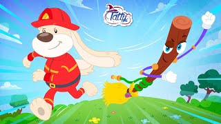 🐶 Песик Містер Монін став Пожежником👨‍🚒 Мультик для дітей