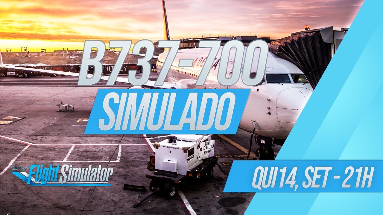 LIVE STREAM Voo IFR de Boeing B737-700 da PMDG no Microsoft Flight ...