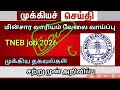 Tneb 2026 job 15000 vacancy and eligibility