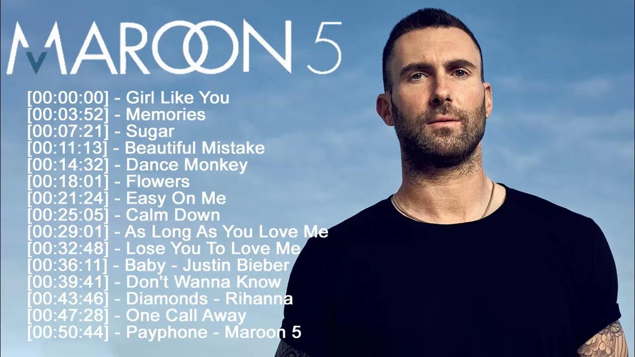 Maroon 5 Greatest Hits Full Album 2023 Best Songs Of Maroon 5