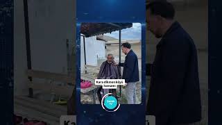 Hayatımda hiç evlenmeyen Yozgatlı yaşlı adama genç berber sahip çıktı