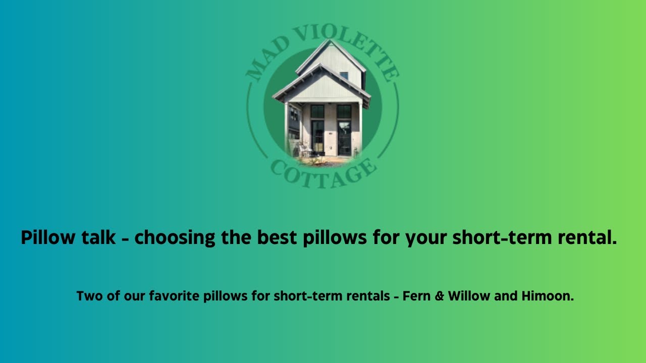 Two of our favorite pillows for Mad Violette Cottage at Serenbe, and