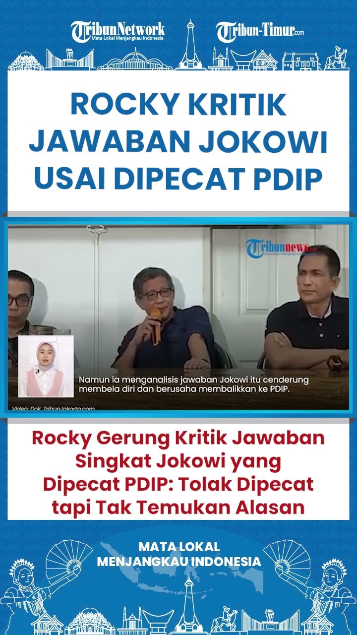 SHORT Rocky Gerung Kritik Jawaban Jokowi Usai Dipecat PDIP Hingga Peluang Masuk Parpol Lain