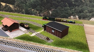 Testing of a T-Trak module with Nm narrow gauge track