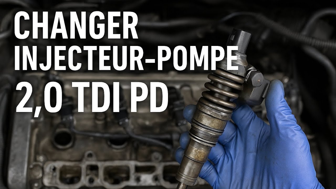 🚗 Secret de Pro : Changer un Injecteur-Pompe 2.0 TDI PD + Régler Basculeur à Galet !