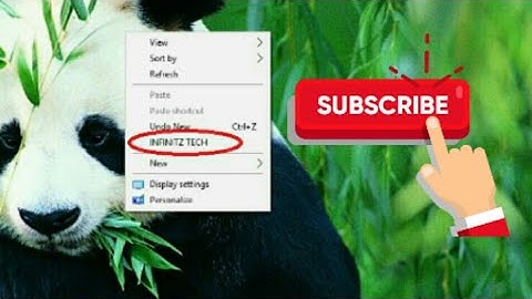 How to add your name on right click menu?/// easiest way ever 😂😂