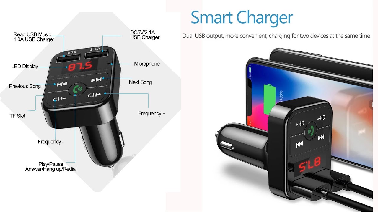 FM transmitter bluetooth - Car kit