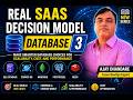 Real SaaS Decision Model   Database   3 #saas