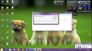 How to make your computer speak using notepad