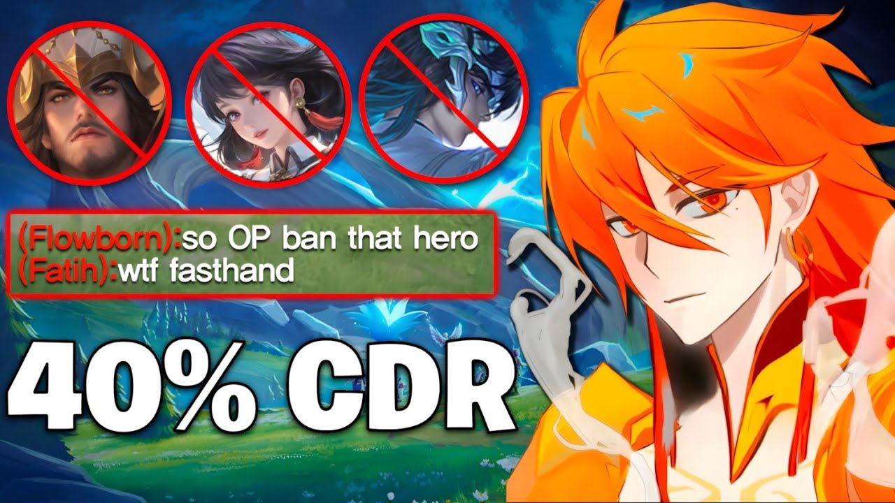 LI XIN 40% CDR FASTHAND Destroys Meta Heroes 16 Kills🔥  – Hard Carry Top lixin Build!
