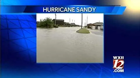 Stephanie surveys Sandy damage at NC coast