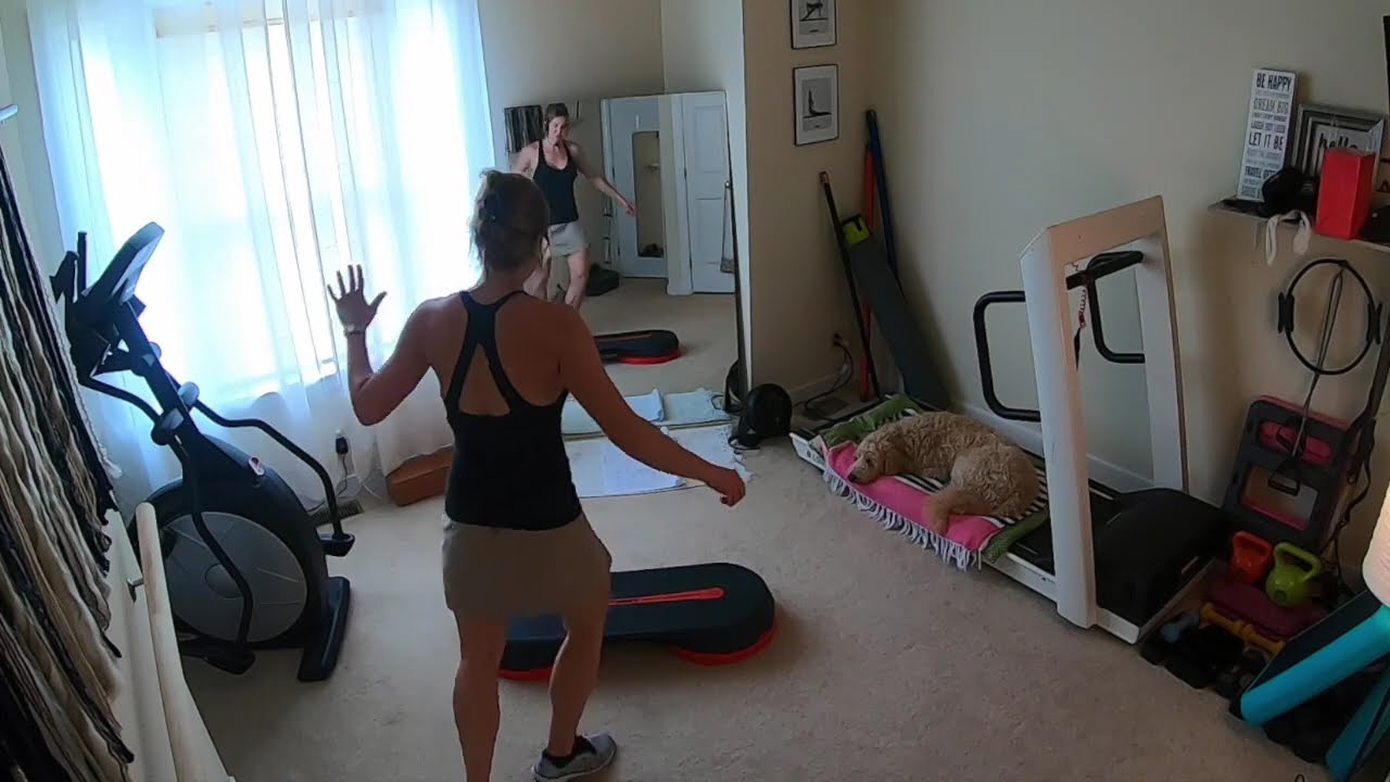 50 minute intermediate step workout