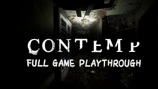 CONTEMP - FULL PLAYTHROUGH (Short Indie Horror Game) screenshot 5