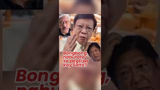 Bongbong, nabutata sa pagsipa kay Sotto?