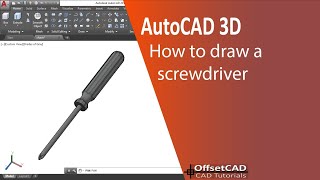 How to draw a screwdriver in AutoCAD