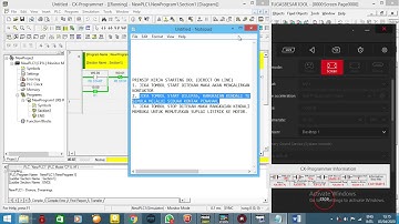 SIMULASI DOL STARTER DENGAN MENGGUNAKAN CX PROGRAMMER DAN CX DESIGNER