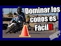 ¿Cómo pasar el zigzag en moto?⚠️| Ejercicios en moto