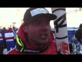 Jan Hudec reacts after Wengen downhill