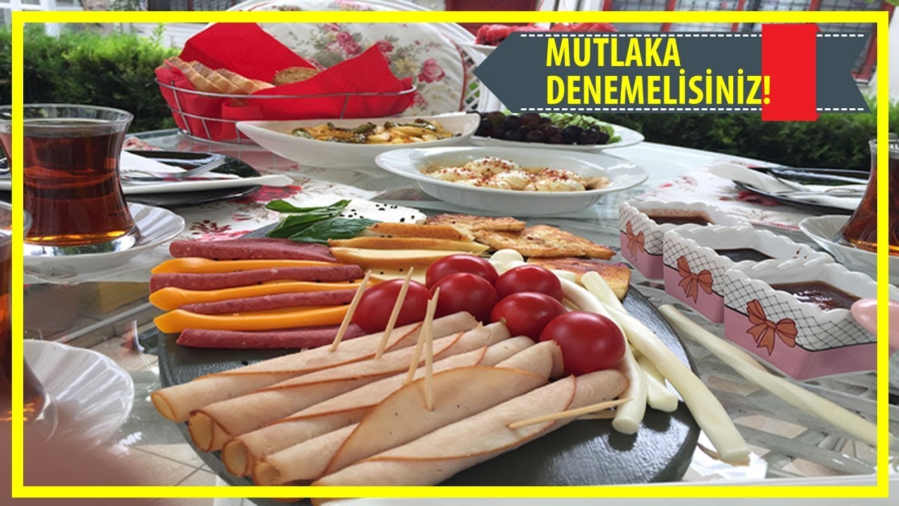 KAHVALTI İÇİN MÜKEMMEL SUNUM 2019 (Pratik Yemekler)
